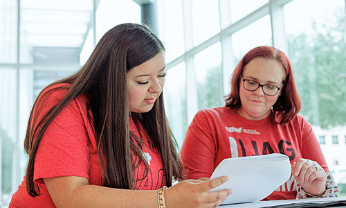 Two students